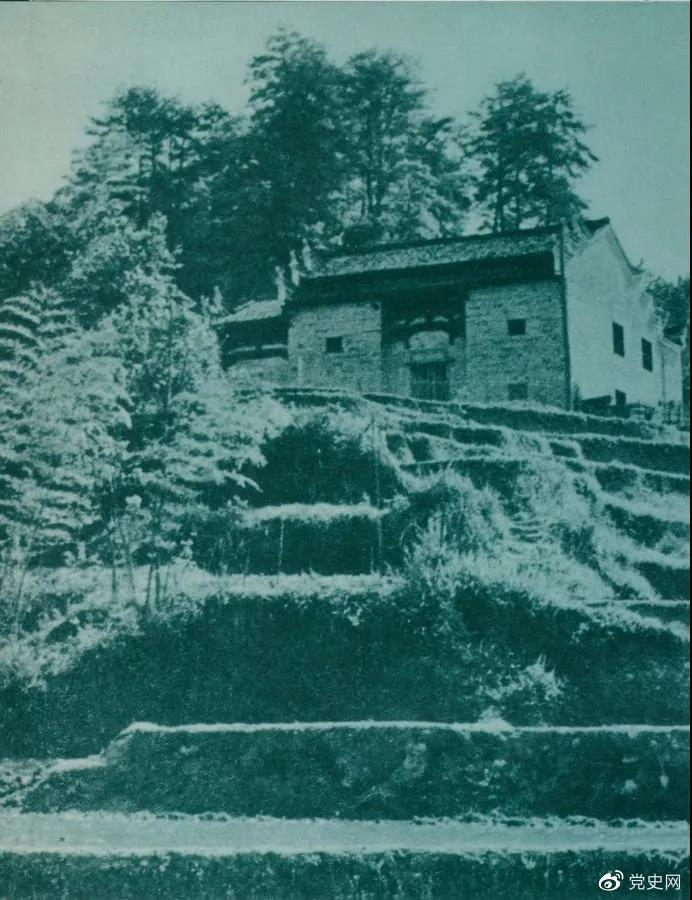 1928年5月，湘贛邊界工農(nóng)兵蘇維埃政府在寧岡茅坪成立。圖為湘贛邊界工農(nóng)兵蘇維埃政府舊址。